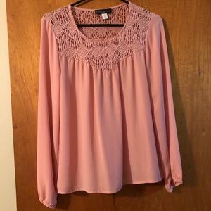 Pink long sleeve shirt